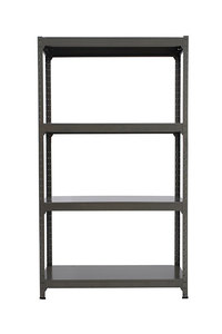 4-Shelf Powder Coated Shelving Medium Duty <b>Racking</b> Stainless <b>Steel</b> Boltless <b>Steel</b> Rack Garage Metal Storage Light Duty Shelf - Product Image 3