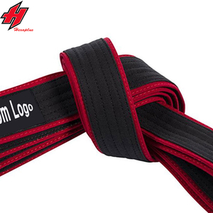 Ceintures noires brodées taekwondo, Logo personnalisé, karaté, Judo, brésilien, Jiu Jitsu, BJJ, vente en gros - Product Image 2