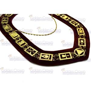 Masonic Royal Arch CHAIN COLLAR | Masonic RSM CHAIN COLLAR | Masonic regalia CHAIN COLLAR - Product Image 6