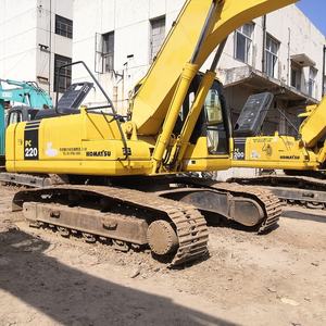 Máquina excavadora Komatsu PC220 de alto rendimiento para la construcción con motor duradero Compatible PC300 PC400 Crawler usado - Product Image 5