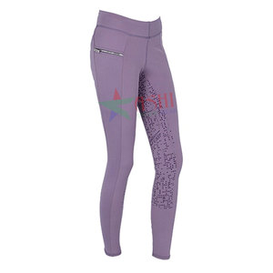 Women's <b>Nylon</b> Western Style Riding Leggings Full Sublimation Printing Horse Riding Equestrian Sports Wholesale Pant - Product Image 2