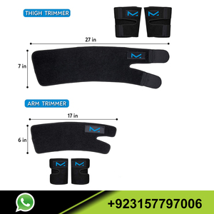 Coupe-bras et cuisses en acier inoxydable, 4 pièces Manchon en néoprène pour le corps, manchon flexibles pour les produits sales - Product Image 2