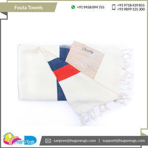 Serviettes de plage Fouta 100% OEM de luxe, modernes, écologiques, à séchage rapide, haute absorption d'eau, taille et couleur personnalisées, pour la vente en gros - Product Image 4