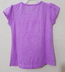 Overrun-camisetas de manga corta con cuello redondo para niñas, ropa con etiquetas genuinas de marca, estampado elegante, informal, de algodón, lote de Stock - Product Image 2