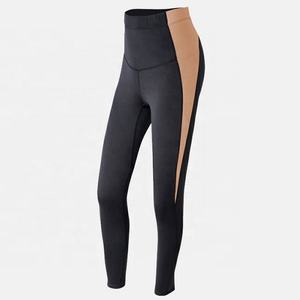 Leggings en maille sans couture en coton 100% pour femmes, respirants, antibactériens, taille mi-haute, toutes saisons, en gros - Product Image 6
