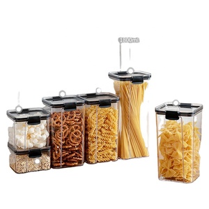 Worth Buying plastic BFA free pantry food cereal storage container box stackable