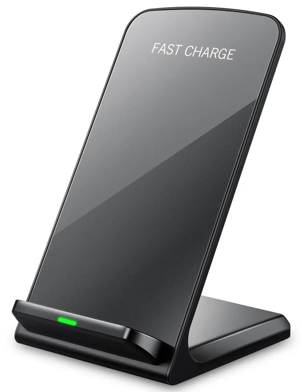 2021 Custom Wireless Charger 10w Fast Charger Stand For Vertical Phone For IPhone Fast Charging Dock with LED