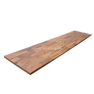 DISTRIBUTEUR DE PANNEAU DE JOINT DE DOIGT EN BOIS D'ACACIA REVÊTU PAR HUILE UTILISÉ POUR UNE TAILLE PERSONNALISABLE À L'INTÉRIEUR