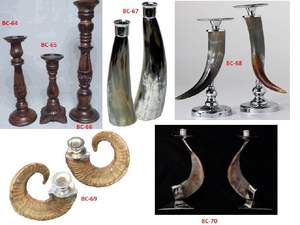 Support de bougie de Noël en os d'animal antique de style royal, fait à la main, écologique, forme personnalisable, décoration de la maison - Product Image 3