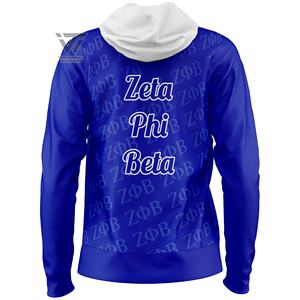 Custom Zeta Phi Beta Sorority <b>Sublimated</b> <b>Hoodie</b> - Product Image 4