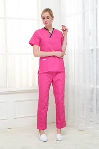 Scrub Suit Fashionable 2-Pocket Medical Uniform Nurse Hospital Scrub Jogger Suit Uniform Type Scrub Sets - Product Image 6