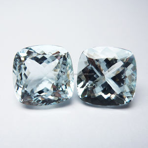 Piedra Natural de Aguamarina de Santa María, corte facetado, forma de mezcla, DIY suelta para hacer joyas piedra preciosa, piedra de Aguamarina semipreciosa - Product Image 4