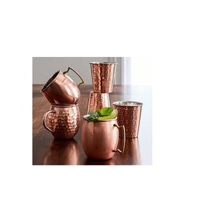 Tasse de mule en cuivre solide de Moscou avec logo de taille personnalisée pour verre à liqueur et utilisation à la main au meilleur prix à bas prix - Product Image 1