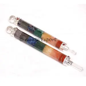 Nicely Handcrafted Seven Chakra Healing Wands For Sale | healing wands supplier