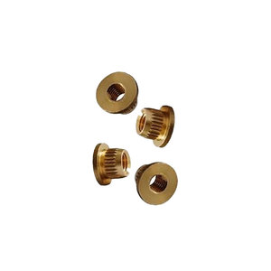 Insert de fixation en laiton chromé poli, produit ultime spécialement conçu pour les écrous chromés - Product Image 1