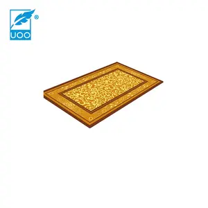UOO Sublimation Natural Rubber Bottom Prayer Mat with Customized Design