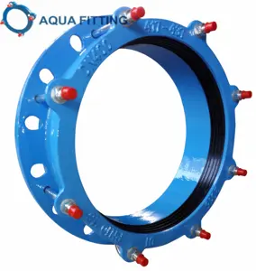 ductile iron universal flange adaptor for DI pipe , PVC pipe, Steel pipe