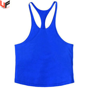 Camiseta interior de entrenamiento blanca de algodón transpirable para hombre con Spandex Diseño personalizado simple Disponibilidad de envío de DHL y FedEx - Product Image 3