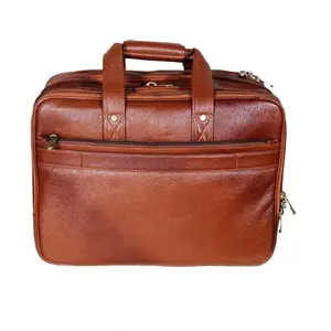 Best Selling Waterproof Vintage Fashion Oem And Odm Briefcase Business Tanned Diplomatic Briefcase OEM&ODM Large Expandable