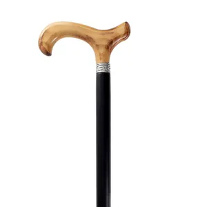 High quality and hot sale Wooden walking stick with bell