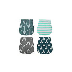 Gasa de muselina orgánica 100%, paño para eructar de bebé de 2 capas con etiqueta y embalaje de logotipo de diseño personalizado, producto de etiqueta privada - Product Image 1