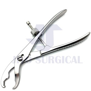 Instrument orthopédique de production supérieure 14 cm pince de maintien d'os Verbrugge chirurgical avec filetage fixe en acier inoxydable - Product Image 5