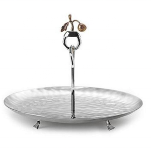 Support à Gâteau en Métal Pliable Fantaisie Fait à la Main Brin de Service de Gâteau en Métal en Laiton Aluminium Acier Inoxydable Hôtel Commodités Support à Gâteau - Product Image 1