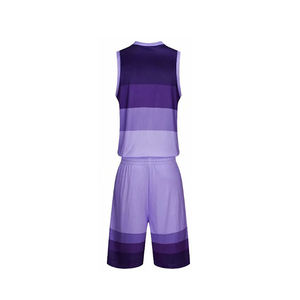 Logo personnalisé, meilleure vente fabricant, design personnalisé, col en v, vêtements d'été, sublimation, ensemble uniforme de basket-ball unisexe - Product Image 4