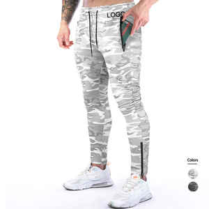 กางเกงวอร์มออกกำลังกายผู้ชายแขนยาวสำหรับฤดูหนาว ปรับแต่งได้ เป็นมิตรกับสิ่งแวดล้อม น้ำหนักเบา แห้งเร็ว ระบายอากาศดี มีเชือกผูกเอว - Product Image 4