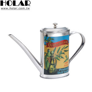 [Holar] Bidon d'huile durable en acier inoxydable de cuisine fabriqué à Taiwan pour un versement facile et précis - Product Image 1