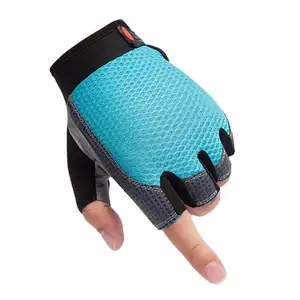 Brussel Sport Jongens En Meisjes Jeugd Mitts, Outdoor Sport Road Mountain Fietsen, gel Gevulde Fiets Half Vinger Handschoenen