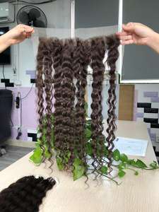 La mejor calidad de cabello ondulado cabello humano camboyano se vende a Nigeria, Sudáfrica, Togo... extensiones de cabello ondulado - Product Image 5