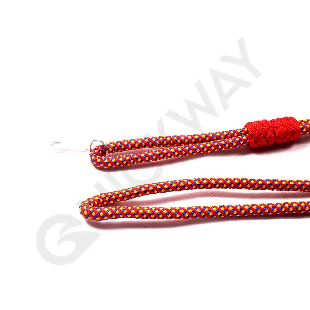 Longes et cordons de sifflet pour usage cérémoniel OEM en fil métallique rouge ou en polyester coton soie