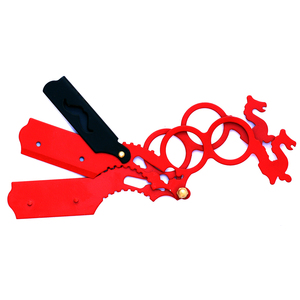 Barbar Custom Mini Razor Single Blade Maquinilla de afeitar de seguridad de acero inoxidable Desechable Afeitado facial con logotipo personalizado Barberos cero residuos - Product Image 6