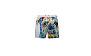 Short élégant et confortable en coton 100% de qualité supérieure pour homme, respirant, avec impression par sublimation personnalisée, cordon de serrage moyen High Street - Product Image 3