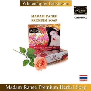 Savon artisanal à la rose de Madame Ranee, formule originale, blanchissant, antiseptique, hydratant, pour le visage et le corps, tous types de peau - Product Image 3