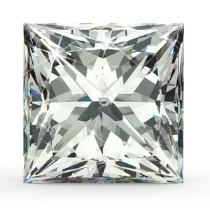 Diamante de corte princesa elegante blanco natural 2,4-2,7mm DEF Color VVS Clarity IGI Diamantes blancos sueltos certificados - Product Image 1