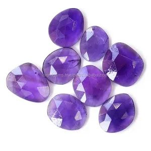 天然紫水晶半宝石玫瑰放松宝石批发厂家供应商石材