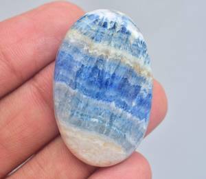 การออกแบบที่สวยงาม100% ธรรมชาติสีฟ้าแผนภาพพลอยหลวม Cabochon Lapis ลูกไม้พลอยหลวม - Product Image 2