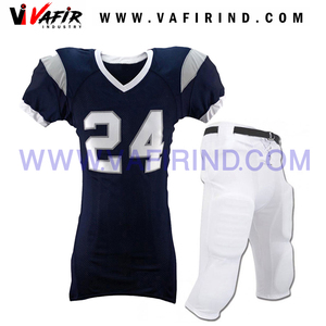 Uniforme de fútbol americano personalizado al por mayor transpirable conjuntos de talla grande con impresión por sublimación - Product Image 4