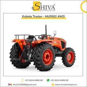 Tracteur agricole Kubota MU5502 4WD 50-55 CV Transmission en fer Fabriqué au Japon Occasion pour l'agriculture Composants principaux Moteur 4x4 - Product Image 4