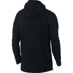 High Quality Plus Size Long Winter Hoodies Customizable 100% Cotton Fleece Zipper Closure <b>Sweatshirt</b> - Product Image 2