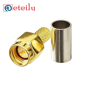 Connecteur droit mâle ETEILY SMA pour câble RG59 fabriqué en Inde - Product Image 1