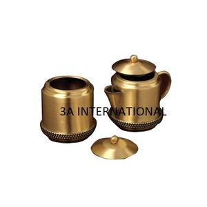 ชุดหม้อชาชุบเงินสุดหรูชุดถ้วยชาและจานรองสำหรับรับประทานอาหารชุดน้ำชาหม้อเสิร์ฟอาหารคุณภาพมาตรฐานสำหรับห้องครัวของโรงแรม - Product Image 3