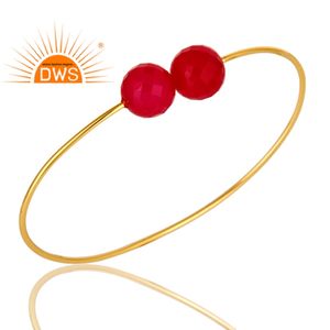 สีชมพู Chalcedony อัญมณีธรรมชาติกำไล925เครื่องประดับเงินผู้ผลิตผู้หญิงกำไลข้อมือของขวัญเครื่องประดับผู้ผลิต - Product Image 2