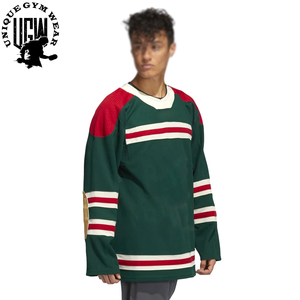 Maillot de hockey sur glace pour homme adulte, impression numérique personnalisée de haute qualité - Écologique, 100% polyester, séchage rapide, respirant, équipe personnalisée - Product Image 3