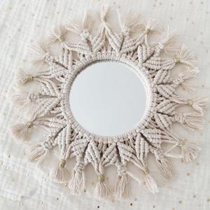 Timeless Handmade Elegance Macrame <b>Mirror</b> - Product Image 1