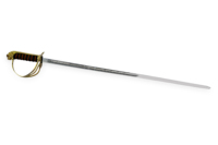 Épée de cérémonie faite à la main pas tranchant gros laiton ou acier poignée OEM Pakistan cuir Souvenir honneur commande épées à la main