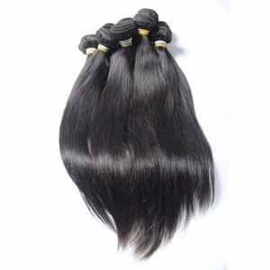 Indian Virgin Remy Human Hair <b>Extensions</b> Natural Black Color Hair Weaving - Product Image 5