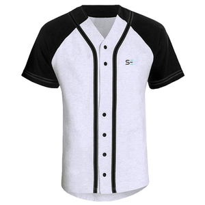 Uniforme de béisbol de tono lento para hombres jóvenes, camisetas de softball personalizadas, sublimadas, color blanco - Product Image 6